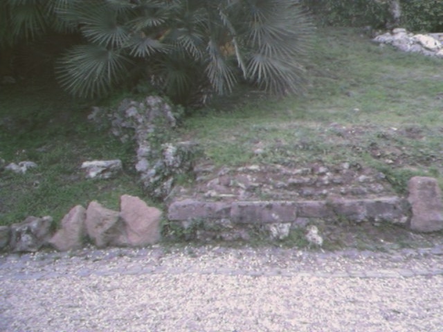 Area 6262: l'esterno dell'area recintata dove si trova la necropoli-particolare del basamento di una struttura