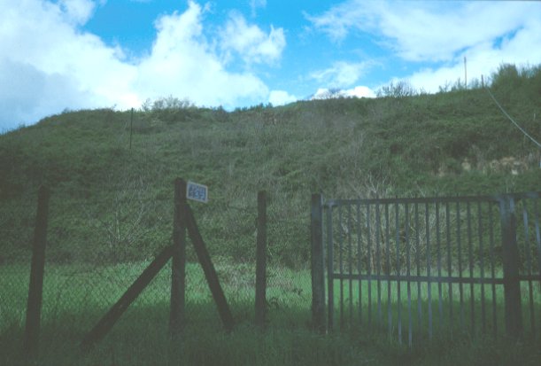 Area 137: il cancello e la recinzione che circondano l'area