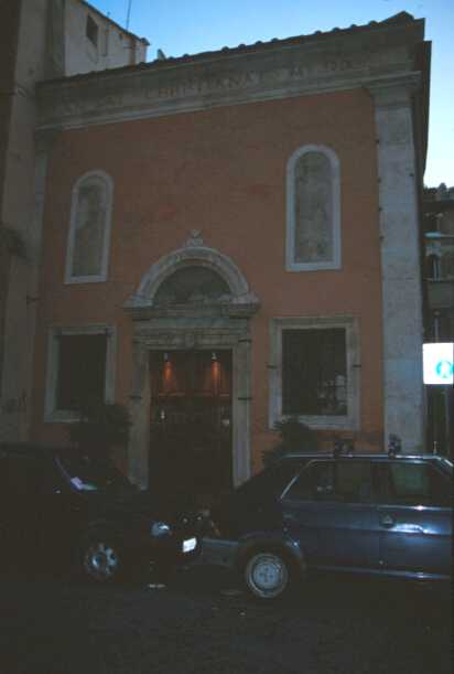 Area 3739: la facciata della chiesa sconsacrata di S.Giovanni in Ajno