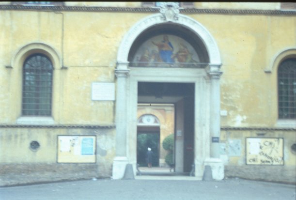 Area 403: l'ingresso al complesso di S.Agnese