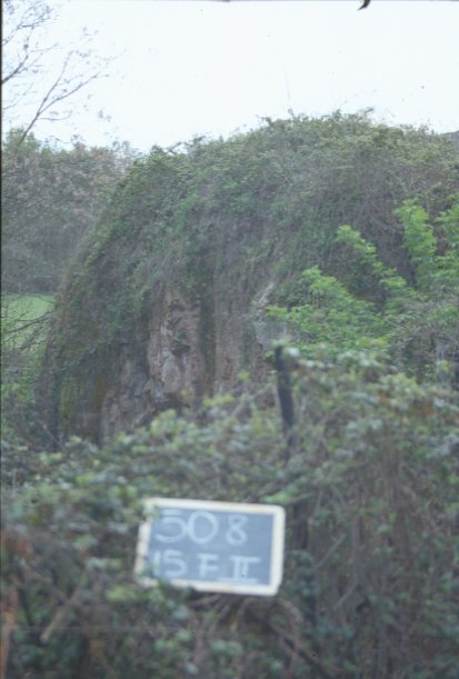 Area 508: una porzione visibile delle cave individuate