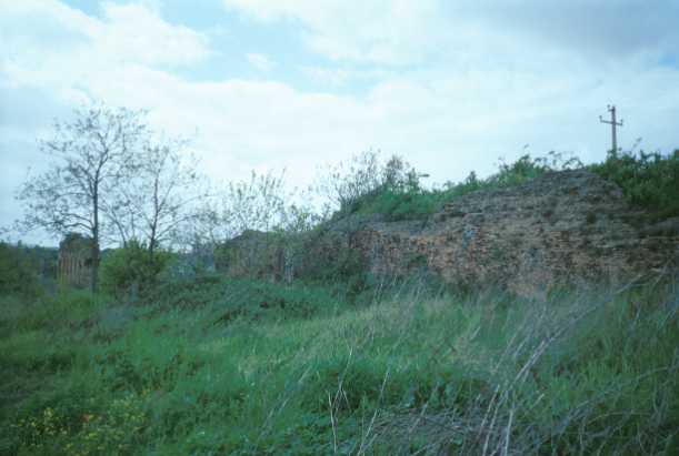 Area 251: i resti dell'acquedotto all'interno dei campi della Tenuta de 'La Mistica'