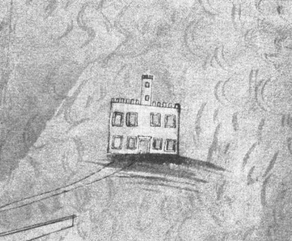 Torre della Rustica nel Catasto Alessandrino del 1660 (Quilici 1974, p.89, f.107)
