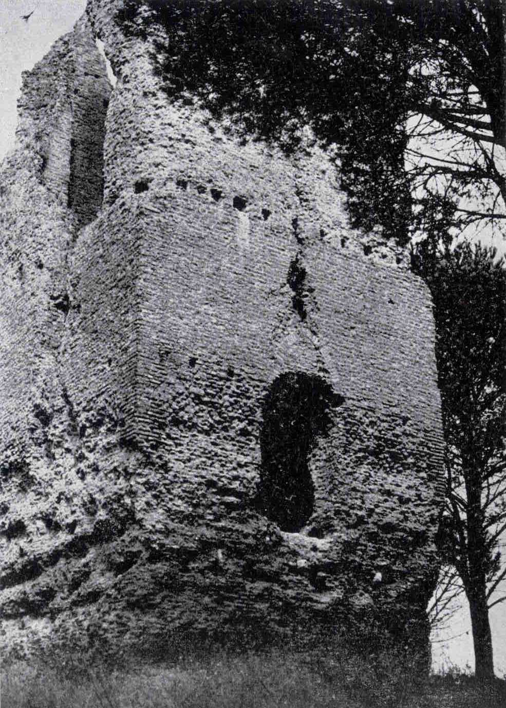 Torre del Procoio Vecchio: ingresso (lato E), (De Rossi 1969, f.290)