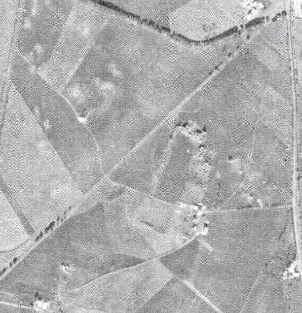 Planimetria aerea della villa dei Sette Bassi (Quilici 1974, p.774, f.1763a)