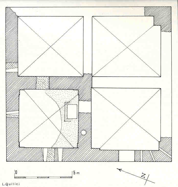 Muraccio del Rischiaro: planimetria (Quilici 1974, p.520, f.1101)