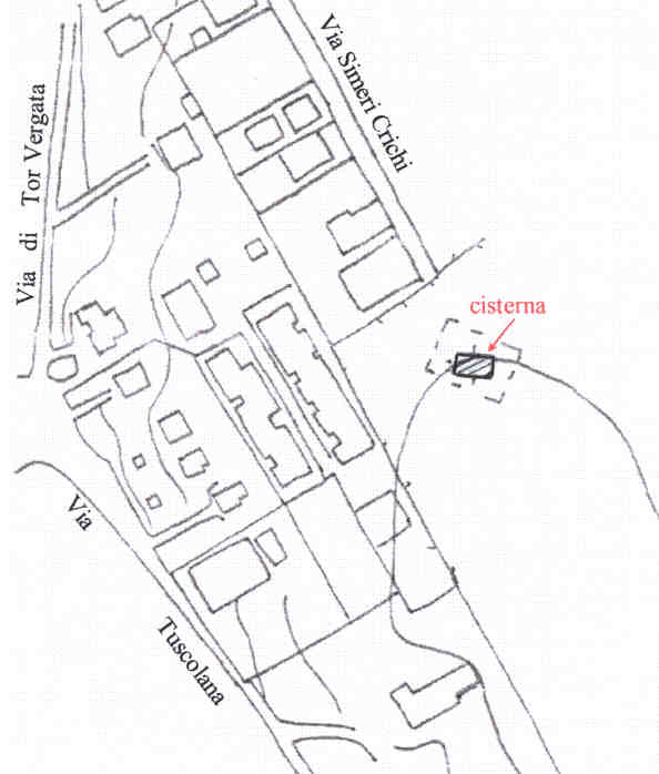 Area 2591: localizzazione della cisterna